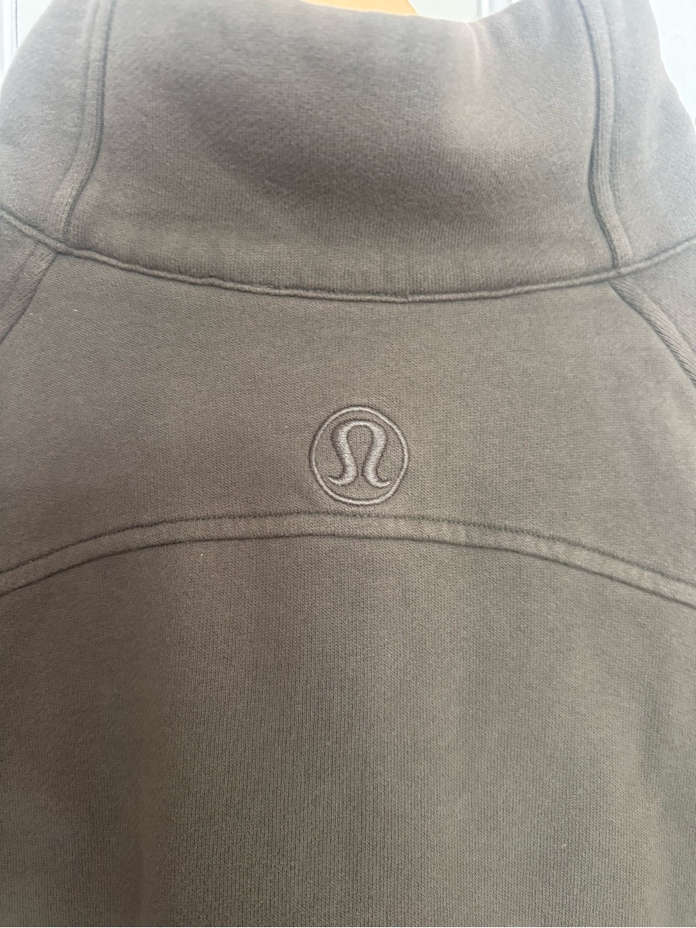 Lululemon Olive Half-Zip Pullover Sweatshirt XS/S - Picture 4 of 5